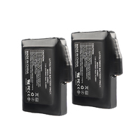 Batterie au lithium-ion polymère 7,4 V 2200 mAh pour gants de ski, accessoires pour gants chauffants d'hiver, chaussettes chauffantes 7,4 V 2200 mAh au lithium
