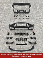 Kit carrosserie avant et arrière pour Ford Mustang S550 2018-2023, mise à niveau 2024+, style Dark Horse, kit de conversion