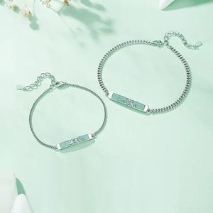 Pulsera De Pareja Chinese Style Orchid Flower <b>Couple</b> <b>Bracelet</b> Women Men Valentine Day Gift Romantic <b>Couple</b> <b>Bracelet</b> for Lover - Product Image 6