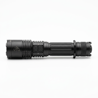 Boîtier de lampe torche en aluminium anodisé dur, usiné CNC, en aluminium 6061, avec traitement de surface moleté