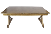 Moderner Massivholz-Klapptisch im Landhausstil für Hotelnutzung, Hochzeiten, Veranstaltungen im Freien und Wohnzimmer, Rustikales Design