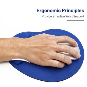 Chống Trượt Tùy Chỉnh Chuột Chơi Game Pad Phim Hoạt Hình Chuột Pad Phim Hoạt Hình Cổ Tay PC EVA Bàn Phím Màu Rắn Tay Hỗ Trợ Đáng Yêu 3D Cho Văn Phòng - Product Image 4