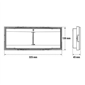 Lampada di Emergenza Beghelli 16x7x42 Cm IP65 con Autonomia Illimitata e Montaggio a Parete - Product Image 2