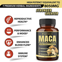 OEM ODM Capsules Maca Plus 7-en-1 pour l'énergie, l'humeur, la santé reproductive et les performances chez les hommes et les femmes