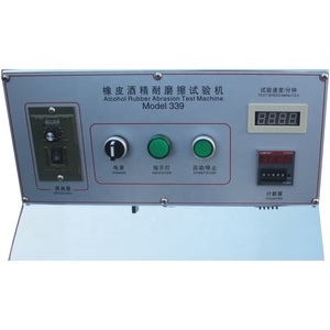 Machine d'essai de résistance à l'usure par frottement à l'alcool pour caoutchouc, testeur d'abrasion multifonction, dispositif de résistance à l'usure par frottement pour revêtements effaçables, Alcoho - Product Image 3