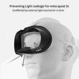 Cómoda almohadilla de espuma a prueba de sudor para la cara, soporte de interfaz facial VR de repuesto para <span class=keywords><strong>Oculus</strong></span> Quest 2, accesorios para <span class=keywords><strong>juegos</strong></span> - Product Image 3