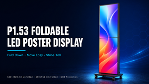 Schermo a LED per interni P2.5 su misura 640x1920mm <span class=keywords><strong>dimensioni</strong></span> parete <span class=keywords><strong>Video</strong></span> mobile per Poster - Product Image 2