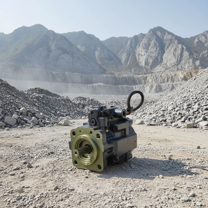 Pompe hydraulique principale Komatsu 708-1T-00472 Pompe à pistons pour excavatrice <span class=keywords><strong>35</strong></span>+<span class=keywords><strong>25</strong></span>+25cc avec régulateur électrique - Product Image 2