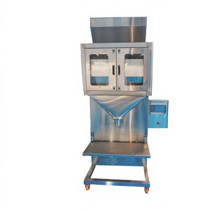 Machine de remplissage à double godet pour poudre de collagène et de nutriments, équipement de remplissage de particules, facile à nettoyer et hygiénique - Product Image 1
