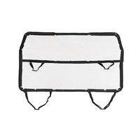 Barrière de voiture universelle pliable durable pour chien, transparente, respirante, anti-rayures, pour SUV et véhicules à hayon