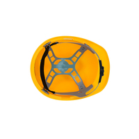 Casque de sécurité pour chantier de construction ABS épaissi en forme de V Leadership Design Smash-proof Respirant FRP Building Hard Hat
