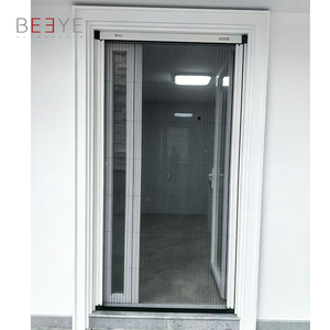 Vente directe usine – Porte coulissante moderne en aluminium avec <span class=keywords><strong>moustiquaire</strong></span> rétractable, filet anti-insectes lavable pour cuisine et salon - Product Image 6
