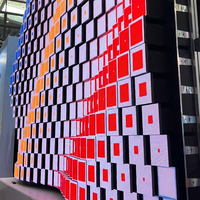 Affichage interactif intelligent à matrice LED mécanique dynamique cinétique 4K HDR, étanche, lisible en plein soleil, pour intérieur/extérieur, facile à louer