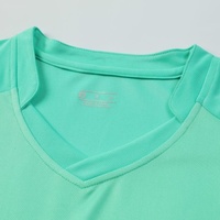 Ensemble de maillots de football personnalisés bleu ciel marine, imprimés par transfert thermique, 220g, séchage rapide, 100% polyester, tenue de football