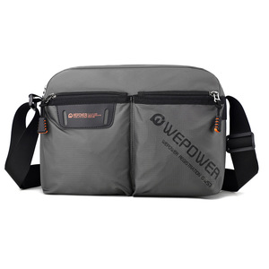 Sac bandoulière unisexe en nylon, sac messager mignon pour un usage quotidien avec logo personnalisé et décoration de lettres pour l'extérieur - Product Image 1