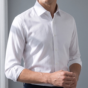 Camicia da Uomo di Lusso 200S in Cotone 100% a Fibra Lunga, 4 Strati, Non Stiro, Colletto Rigido, per Business, Ingrosso OEM - Product Image 1