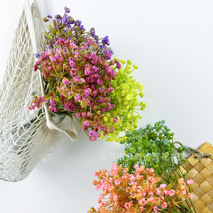Ramo de Flores Artificiales de Baby's Breath de 32 cm de Altura, Flores de Plástico de Simulación, Accesorios de Decoración para Bodas y Hogar - Product Image 2