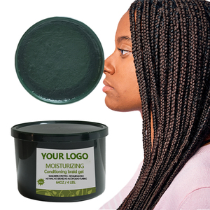 Giá bán buôn 64oz gọn gàng Braid Shining tóc Gel mạnh mẽ giữ cạnh kiểm soát giữ ẩm hữu cơ để lại trên tạo kiểu gel cho bện - Product Image 6