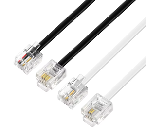 6 P2C 6 P4C 2 4-adriges Telefonkabel XLR-Anschluss PVC-Mantel geflecht abschirmung für flaches RJ11-Festnetz mikrofon - Product Image 6