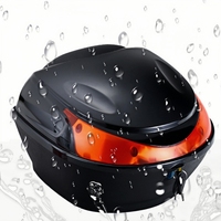 Boîte à bagages arrière et accessoires pour moto, plusieurs couleurs, dossier en PP, capacité de 13 L, garantie 1 an, marque OEM