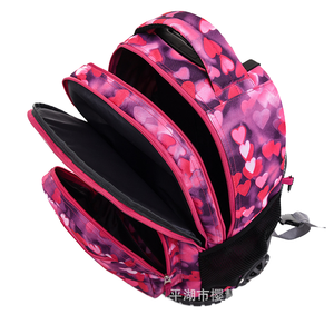 Sac à dos à roulettes pour étudiants, 3 roues, montée des escaliers, sac de voyage de 18 pouces, valise à roulettes, bagage - Product Image 2