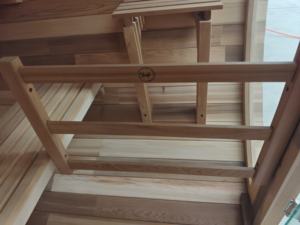 Sauna tonneau extérieur pour 4 personnes de bonne qualité à installation facile avec bardeaux d'asphalte - Product Image 5