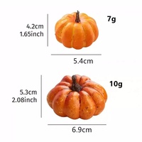 Geknoopte schuimpompoen Kerst Kunstmatige Fruit Kerst Pasen Halloween Decoratie Realistische Fruit en Groenten Groothandel
