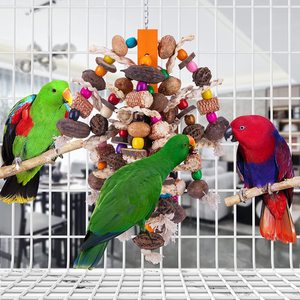 Medium Large Parrot Supplies Durable Bird Toy for <b>Log</b> Gnawing String Tearing Boredom Grinding Cage <b>Decoration</b> - Product Image 3