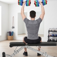 Banc de musculation réglable et pliable pour la maison, capacité de 200 kg, pour une utilisation en intérieur et une sécurité accrue
