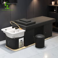 Jincheng Multifonctionnel Thai Salon Shampooing Spa Lit Simple Edition Cycle de l'Eau Shampooing Lit avec Lampe