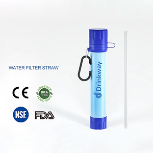 Paille filtrante à eau Gliway pour l'extérieur, idéale pour la randonnée, le camping et les voyages – à commande manuelle, pour la préparation aux situations d'urgence - Product Image 2