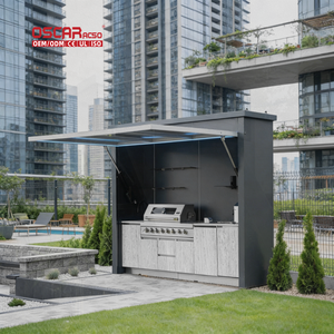 Nuevo Diseño de <span class=keywords><strong>Cocina</strong></span> Exterior Metálica con Control Remoto, Acero Inoxidable 304, para Jardín, Patio, Campamento - Product Image 1