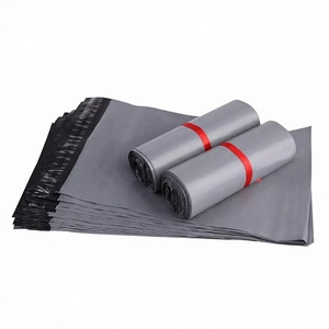 Eco-Friendly Durable 100 Microns Self-Seal Shock Resistant Poly Mailers Carton Light Gray Waterproof - Product Image 2