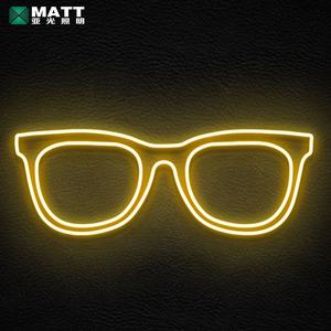 Matt pronto per la spedizione Custom Multi colore <span class=keywords><strong>occhiali</strong></span> <span class=keywords><strong>da</strong></span> <span class=keywords><strong>vista</strong></span> LED insegna al Neon con telecomando per le aziende e la decorazione della finestra del negozio - Product Image 4
