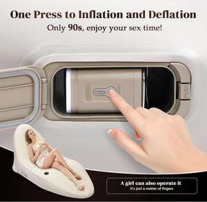 Automatisches Aufblasbares und Entleerbares <span class=keywords><strong>Sex</strong></span>-<span class=keywords><strong>Sofa</strong></span> mit Automatischer Luftpumpe, Romantisches Spielzeug für Paare, Positionsmöbel - Product Image 5