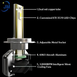 Ampoule led haute puissance 120W 12000lm h4 pour feux de croisement 9005 9006 9007 H11 H7 H4 phares Led - Product Image 5