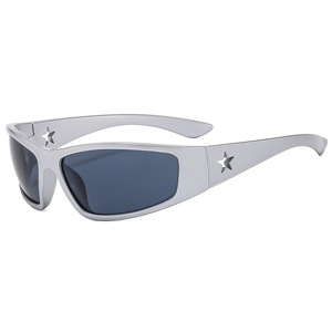 Gafas de Sol Psn Fashion con Montura Completa y Lentes de Espejo, Estilo Hip Hop, Unisex, Casuales, Protección UV400 para Adultos - Product Image 3