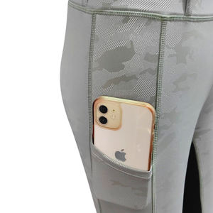 Nouveau style hiver Spandex Jodhpur culotte confortable Silicone équestre Legging avec poche pour chevaux - Product Image 1