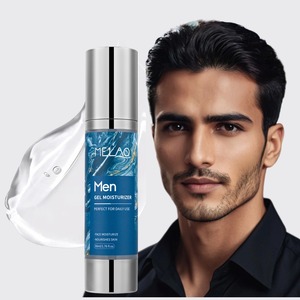 Gel Idratante a Base d'Acqua <span class=keywords><strong>per</strong></span> la Cura della <span class=keywords><strong>Pelle</strong></span> Maschile, <span class=keywords><strong>Crema</strong></span> <span class=keywords><strong>Viso</strong></span> Rinfrescante con Controllo dell'Oleosità e Acido Ialuronico - Product Image 1