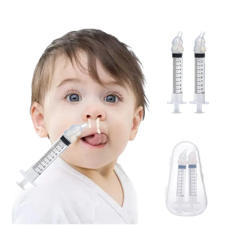 Aspirador nasal para bebês recém-nascidos, preço favorável de fábrica, aspirador de nariz com cabeça limpa em forma de elefante