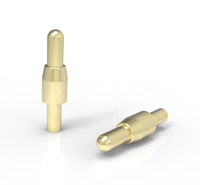 Connecteur à ressort double extrémité à faible résistance, en cuivre, pour PCB, type Pogo Pin, hauteur 22 mm, haute intensité, personnalisable, Shenzhen