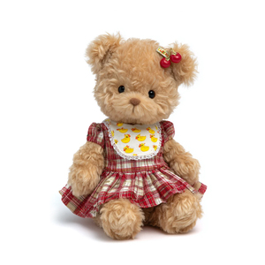 Ours en peluche personnalisé avec rembourrage en coton PP, doux pour les fêtes, logo et couleurs personnalisés, jouets en peluche en gros - Product Image 1