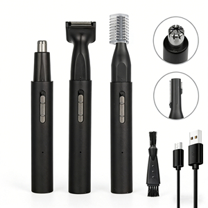 Épilateur électrique multifonctionnel en plastique pour femmes, technologie à disque rotatif pour l'épilation, la taille des sourcils et <span class=keywords><strong>du</strong></span> <span class=keywords><strong>nez</strong></span> - Usage domestique - Product Image 3