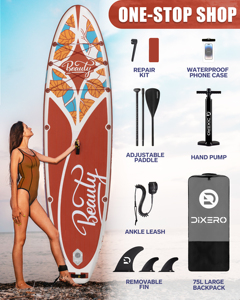 Planche de paddle gonflable OEM PF Factory avec tous les accessoires 11'*33''*6'' Planche de paddle surf <span class=keywords><strong>SUP</strong></span> - Product Image 5