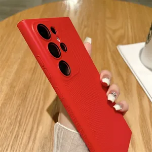 Maglia dissipazione del calore custodia traspirante per S25 S23 S22 S21 Note 10 Plus 20 Ultra FE A73 A53 A52 A54 Cover rigida PC - Product Image 5