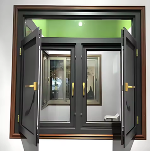 Portes et fenêtres à battants en aluminium à rupture de pont thermique, triple vitrage, double vitrage, pour maison passive, à haute efficacité énergétique - Product Image 1