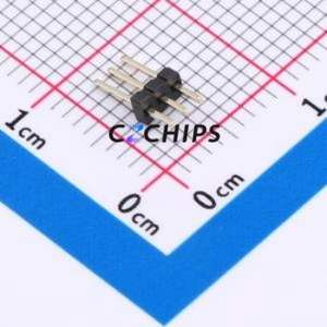 HC-PZ127-7.2L-1x3PZ Pin Header Through hole Component (THT),P=1.27mm Connector 1x3P 1.27mm Pin Header Single Row - Product Image 2