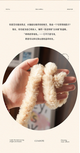Wholesale Chunky Fur <b>Yarn</b> 2cm Thick 250/pc 30m Very Soft Fluffy for Knitting Scarf Blanket Hat - Product Image 4