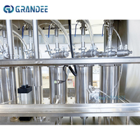 Machine de remplissage d'huile de coco pour ligne de remplissage et de bouchage d'huile liquide