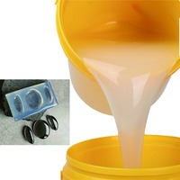 Silicone en caoutchouc liquide transparent transparent pour bijoux Bracelet boucles d'oreilles et pendentif ou broche Fabrication de moules en résine
